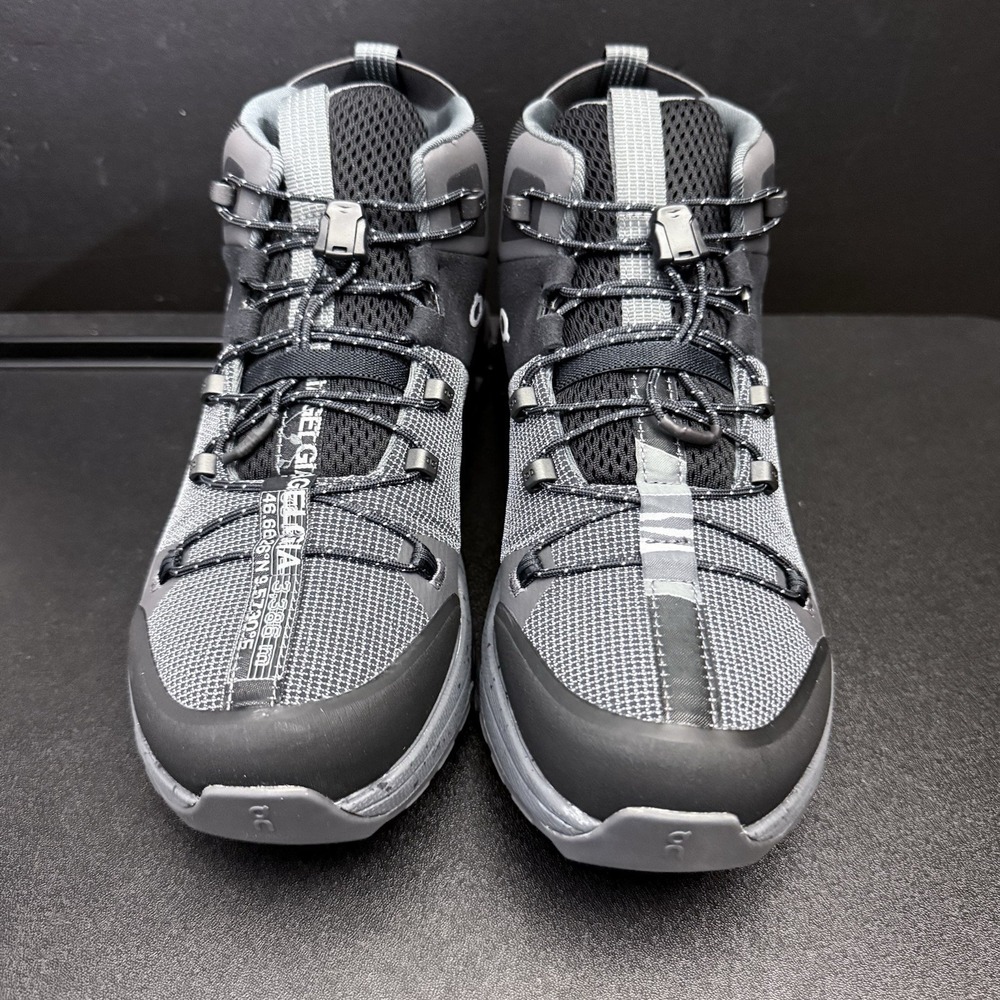 On Cloud Cloudtrax Boots Women's Size 9.5 53.98588 Black Rock Shoes Mid Outdoors - Picture 6 of 15